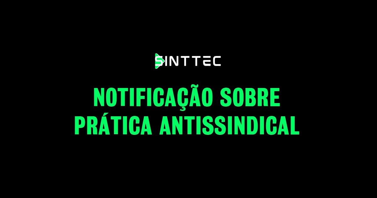 Notificação sobre Prática Antissindical