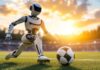 Máquina de gols: China estreia liga de futebol com robôs humanoides
