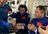 Astronautas chineses fazem o primeiro churrasco no espaço da história