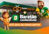 Abasteça seu carro com até 25% de desconto! Aproveite agora a parceria Bee Fenati + Baratão!